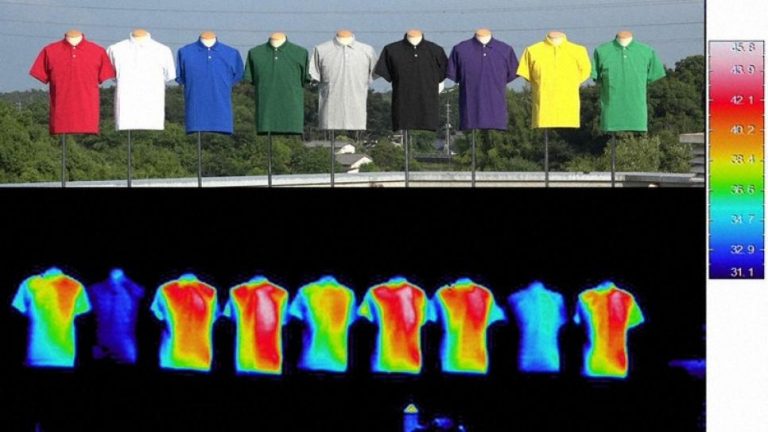 Quelle couleur de vêtement pour limiter la chaleur et la transpiration